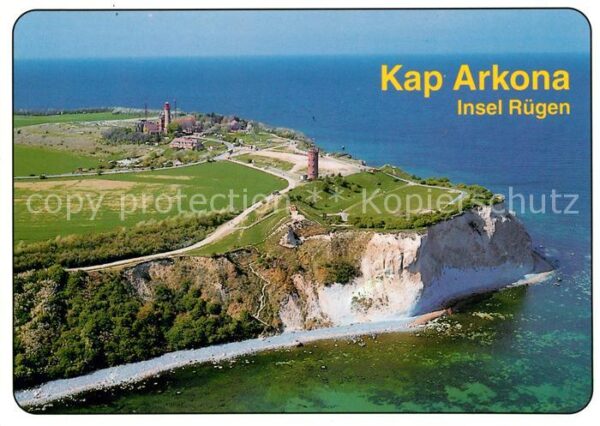 Kap Arkona Fliegeraufnahme Insel Rügen Leuchtturm