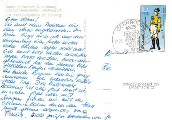 Gernrode Harz FDGB Erholungsheim Stubenberg – Bild 2