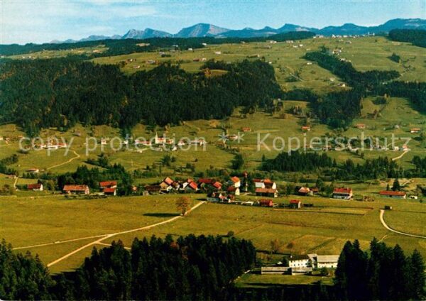 Scheffau Scheidegg Fliegeraufnahme