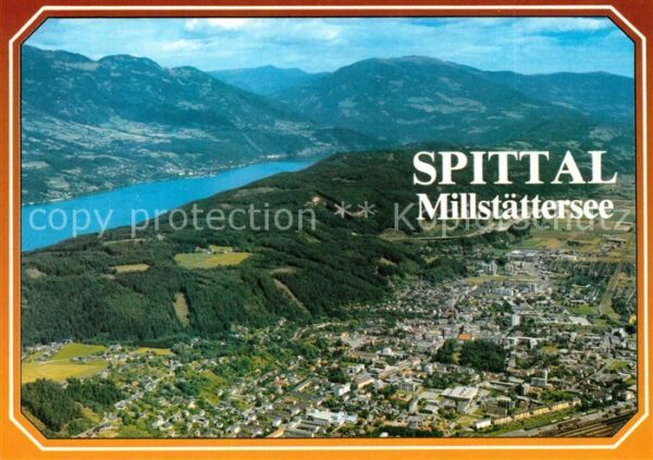 Spittal Drau Fliegeraufnahme