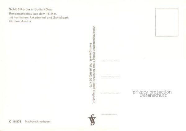 Spittal Drau Schloss Porcia – Bild 2