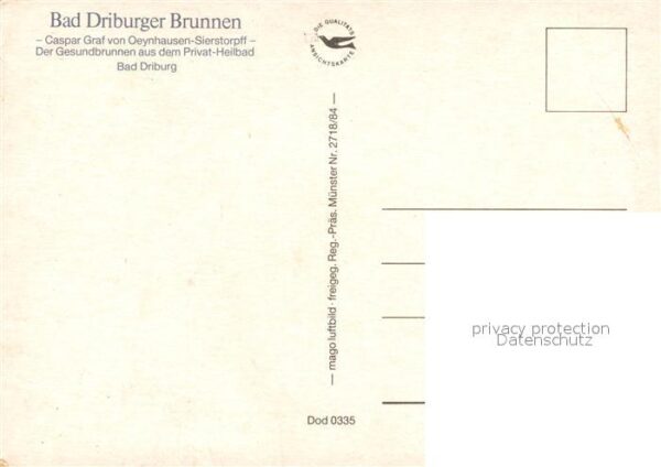 Bad Driburg Fliegeraufnahme Bad Driburger Brunnen – Bild 2