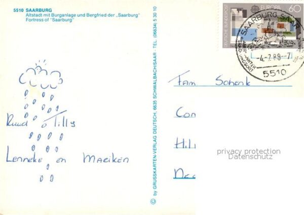 Saarburg Saar Burg Bergfried – Bild 2