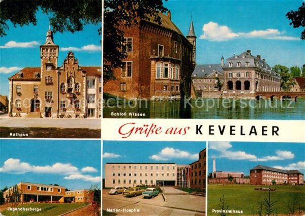 Kevelaer Rathaus Schloss Wiesen Jugendherberge M