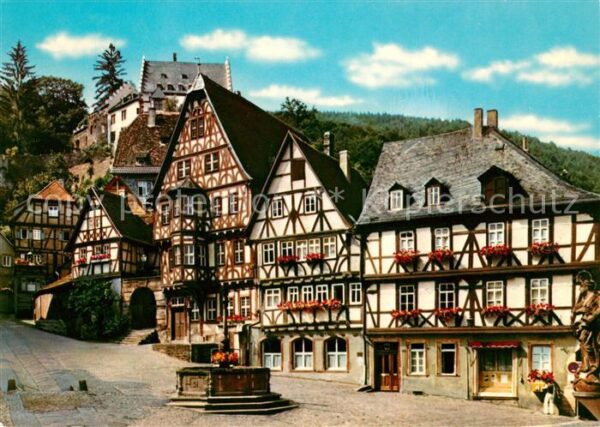 Miltenberg Main Historischer Marktplatz Burg