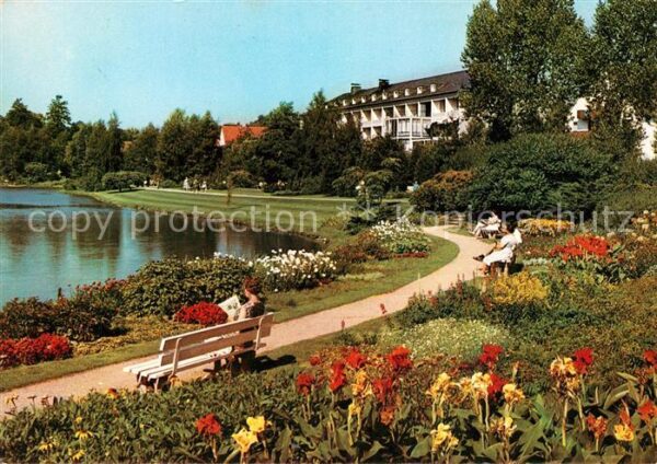 Bad Meinberg Kurparksee Rolandsanatorium