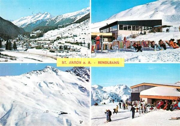 Anton Arlberg St Rendlbahn Winterpanorama