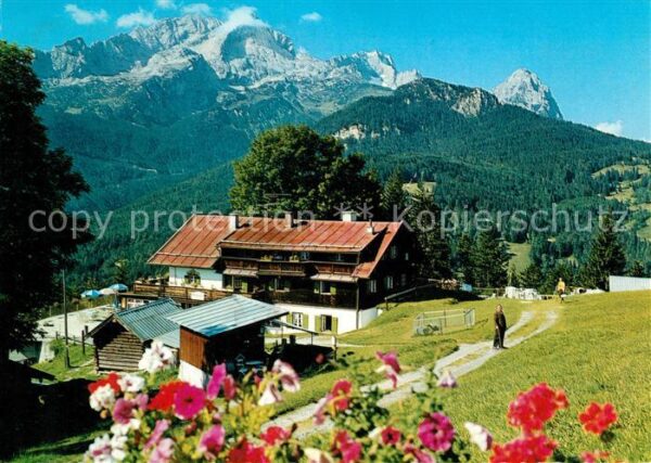 Zugspitze Berggasthof Eckbauer Hochblassen Alpspi