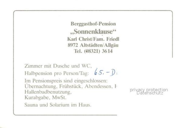 Altstaedten Allgaeu Sonnenklause Hallenbad Gastraum Panoram – Bild 2