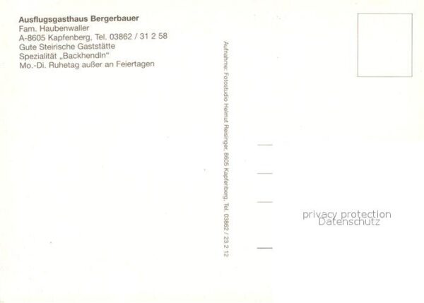 Kapfenberg Gasthaus Bergerbauer – Bild 2