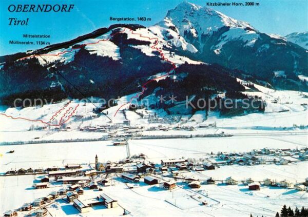 Oberndorf Tirol Mittelstation Müllneralm Bergstation Pe