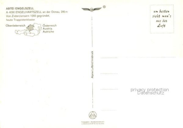 Engelhartszell Donau Oberoesterreich Fliegeraufnahme Abtei Engelszell – Bild 2