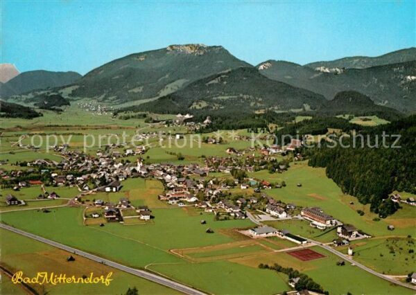 Mitterndorf Bad Fliegeraufnahme Kampl Sonnenalm
