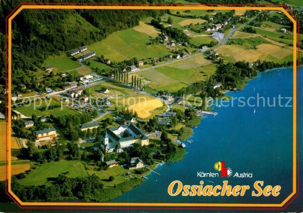 Ossiachersee Fliegeraufnahme