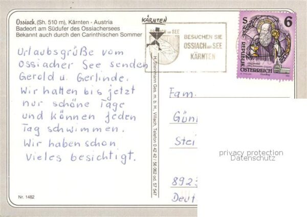 Ossiachersee Fliegeraufnahme – Bild 2