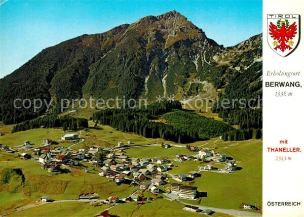 Berwang Tirol Fliegeraufnahme Thaneller