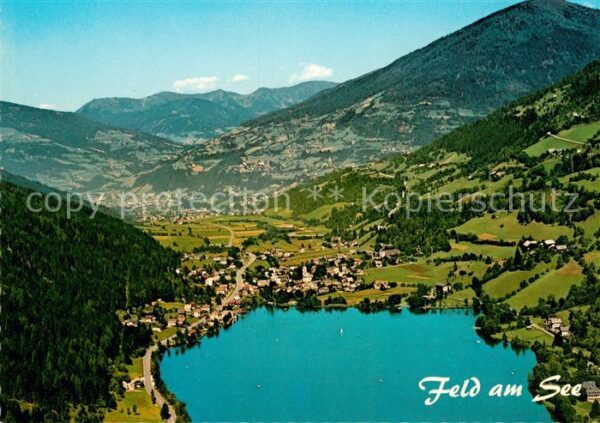 Feld See Fliegeraufnahme