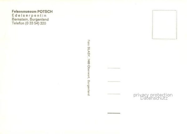 Bernstein Burgenland Felsenmuseum Potsch Edelserpentin – Bild 2