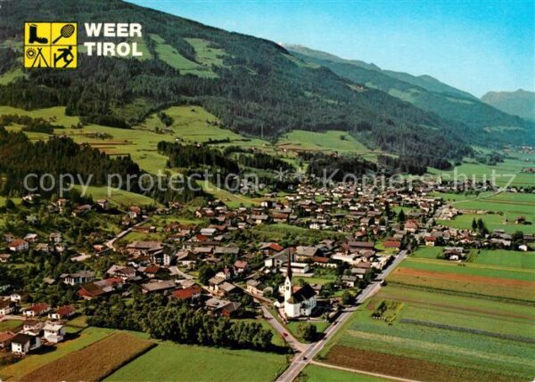 Weer Tirol Fliegeraufnahme