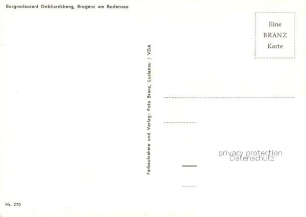 Bregenz Bodensee Burgrestaurant Gebhardsberg – Bild 2