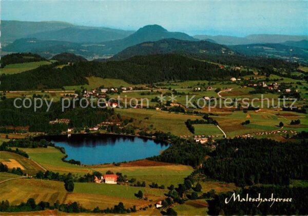 Maltschachersee Fliegeraufnahme