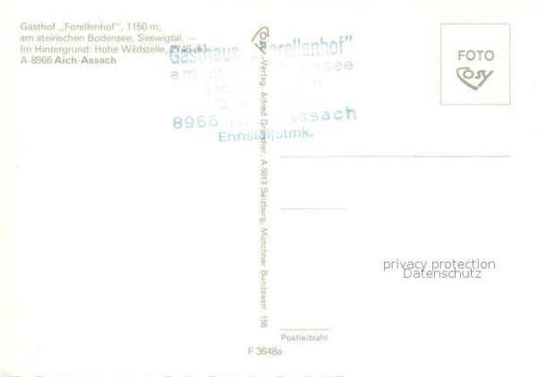 Aich Assach Steiermark Gasthof Forellenhof Hohe Wildstelle – Bild 2