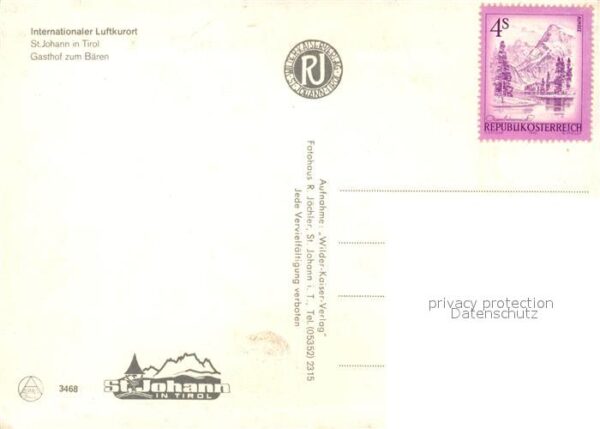 Johann Tirol St Gasthof zum Bären – Bild 2