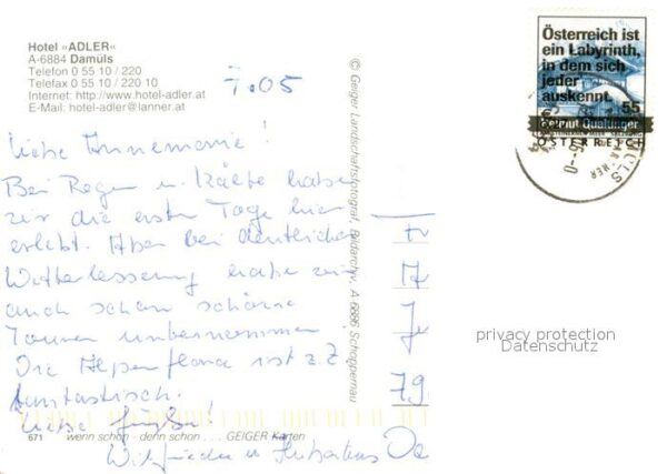 Damuels Vorarlberg Appartementhaus Hotel Gasthof Adler – Bild 2