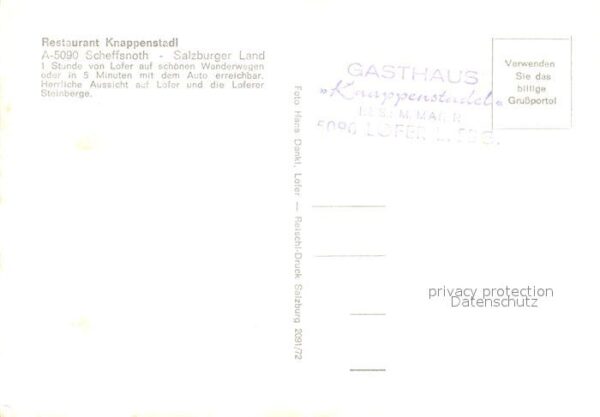 Scheffsnoth Restaurant Knappenstadl – Bild 2