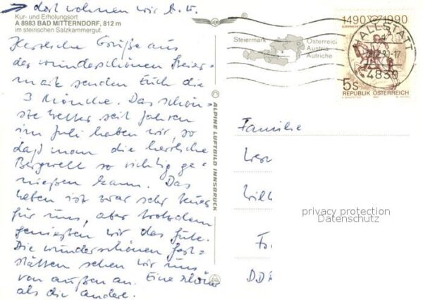 Bad Mitterndorf Fliegeraufnahme – Bild 2