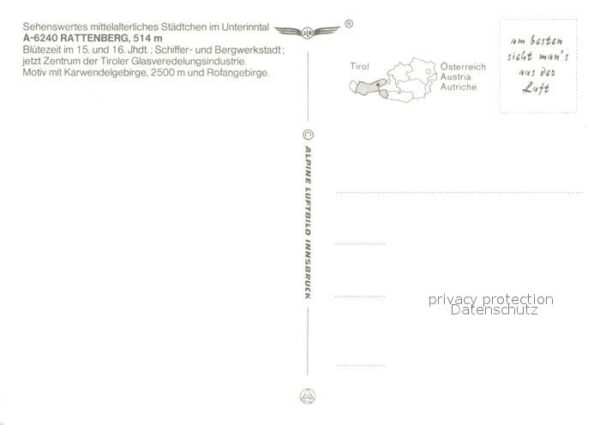Rattenberg Tirol Fliegeraufnahme – Bild 2