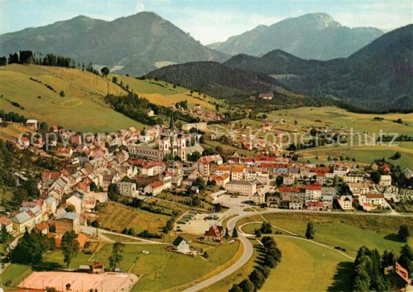 Mariazell Steiermark Fliegeraufnahme