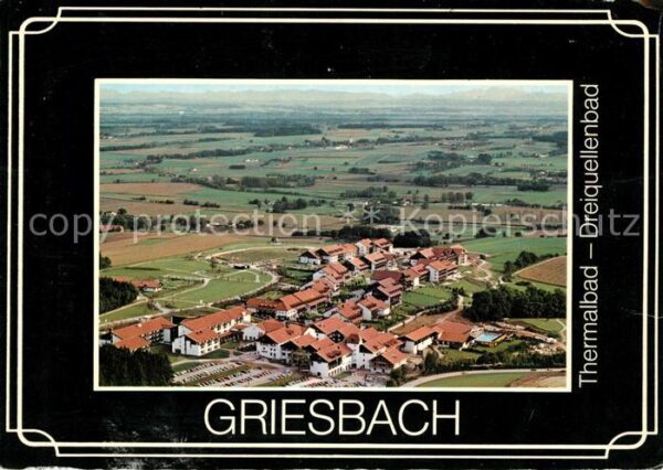 Griesbach Rottal Dreiquellenbad Fliegeraufnahme