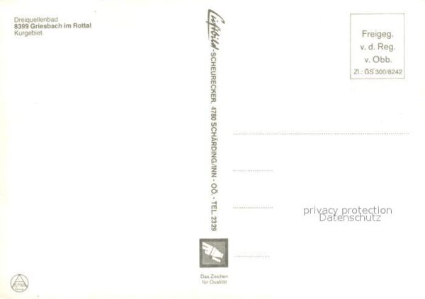 Griesbach Rottal Dreiquellenbad Fliegeraufnahme – Bild 2
