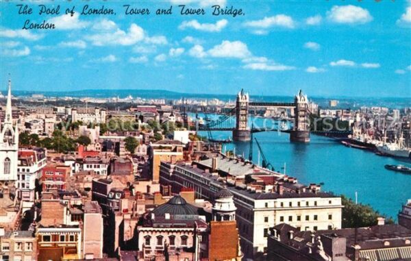 London Pool of London Tower Tower Bridge