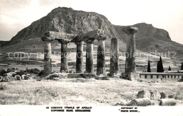 Corinth Korinth Apollo Tempel