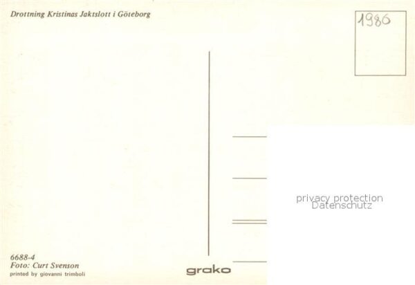 Goeteborg Drottning Kristinas Jaktslott – Bild 2