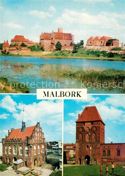 Malbork Marienburg Rathaus Schloss Stadttor