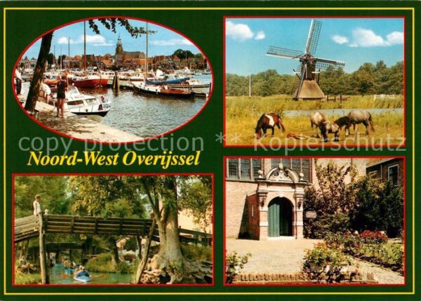 Overijssel Hafen Windmühle