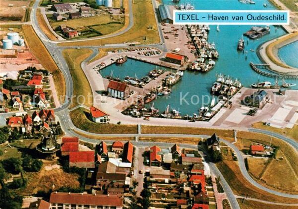 Texel Fliegeraufnahme Haven van Oudeschild