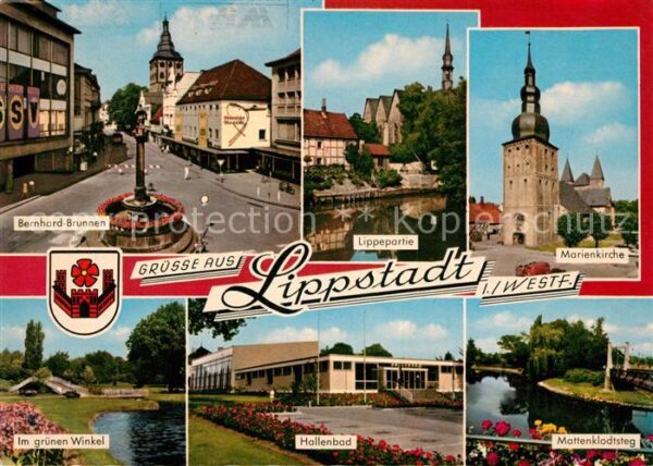 Lippstadt Bernhard Brunnen Marienkirche Hallenbad
