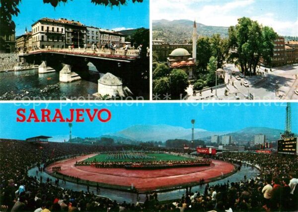 Sarajevo Stadion Stadtansichten