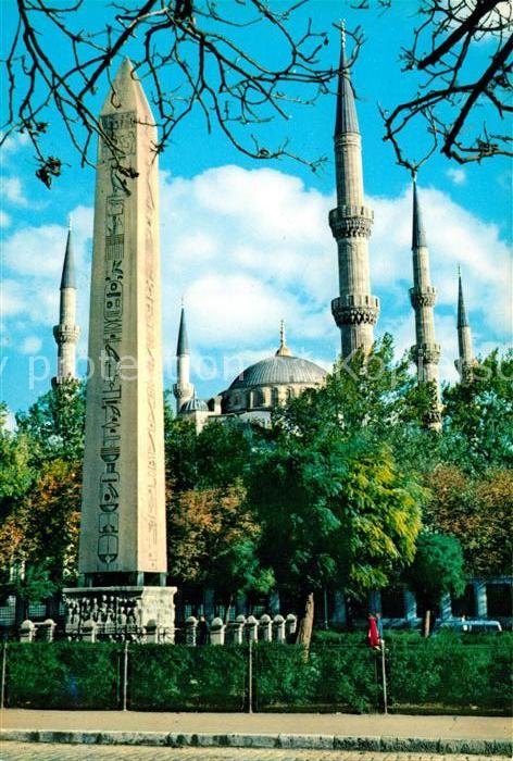 Istanbul Constantinopel Saheserleri Minaretten Blaue Moschee Ob