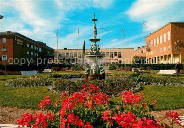 Skellefteå Stadtpark Springbrunnen