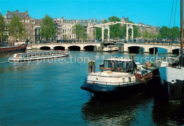 Amsterdam Niederlande Magere Brug Amstel