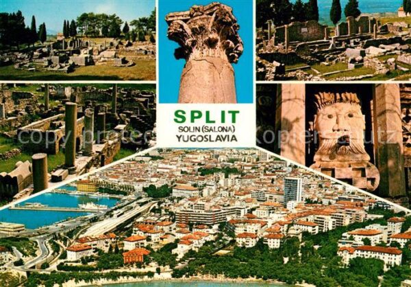 Split Spalato Ruinen Panorama