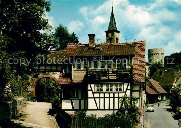 Lindenfels Odenwald Stadttor Kirche