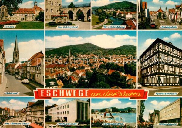 Eschwege Schloss Schlosshof Marktplatz Neustadt
