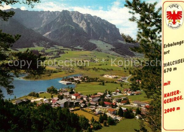 Walchsee Tirol Fliegeraufnahme