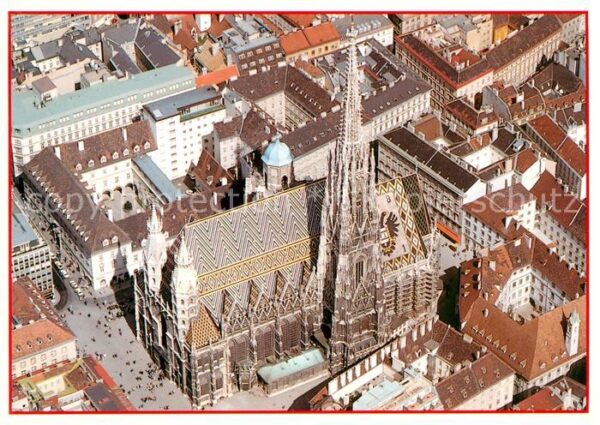 Wien Fliegeraufnahme Stephansdom
